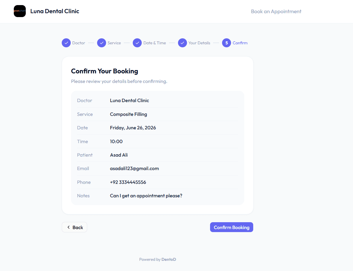 Booking portal